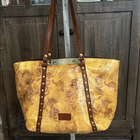 Patricia Nash Brown and Tan Women's Tote Bag - Picture 6 of 16